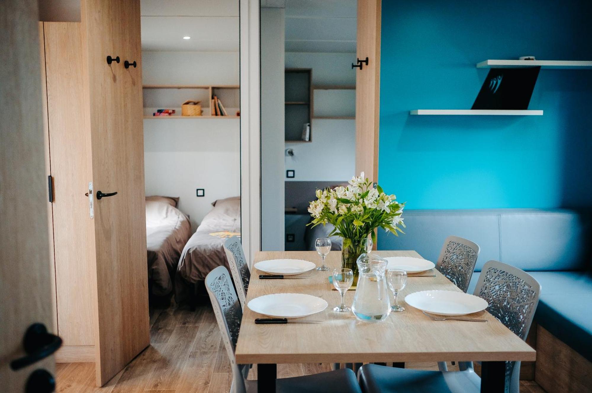 Mobil Home Xxl 4 Chambres - Camping A L'Ombre Des Tilleuls Peyrouse Eksteriør billede